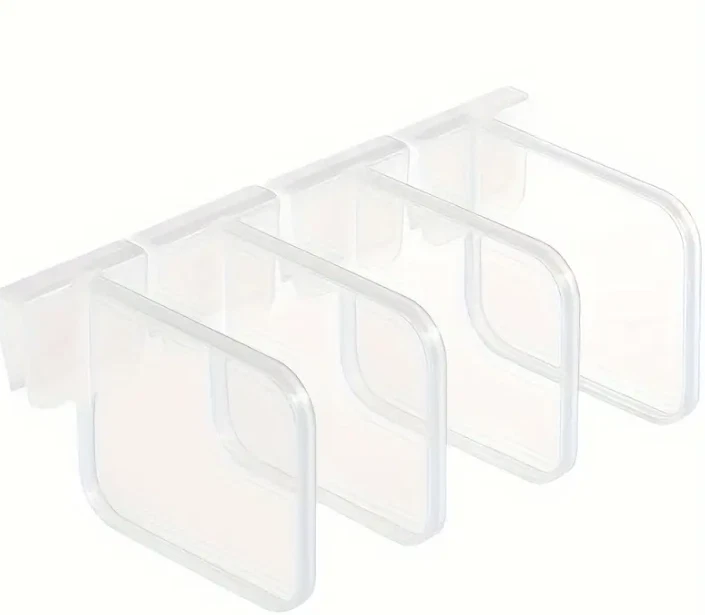 Flexi Refrigerator Door Organizer 2 X Divider Fridge Door Rack Divider Kitchen - Image 3 of 4