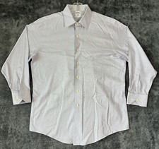 Brooks Brothers Regent 1818 Shirt 16.5 34/35 Lavender Blue Stripe Non-Iron