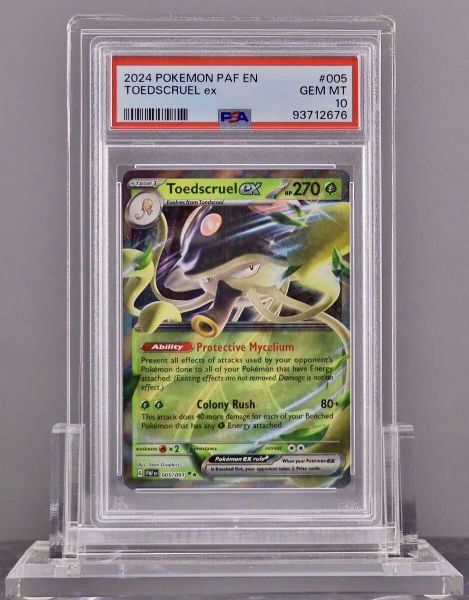 Toedscruel ex | PSA 10 | 005/091 | Paldean Fates | PAF EN Toedscruel ex | PSA 10 | 005/091 | Paldean Fates | PAF EN