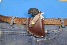 Leather Holster Bond Arms STINGER 3" BARREL, RIGHT HAND, 9MM. 380, 38 SPL, 22LR