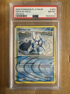 Arceus AR4 Holo Rare Platinum Arceus 2009 Pokémon Card PSA 8