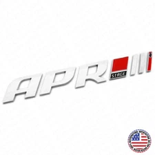APR Stage III+ Tuning Car Trunk Nameplate Badge Logo Emblem 3D Sticker Sport