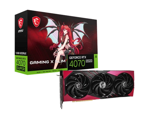 MSI GeForce RTX 4070 SUPER 12G GAMING X SLIM MLG Graphics Video Cards