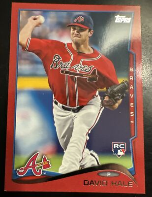 2014 Topps David Hale Red Foil Parallel