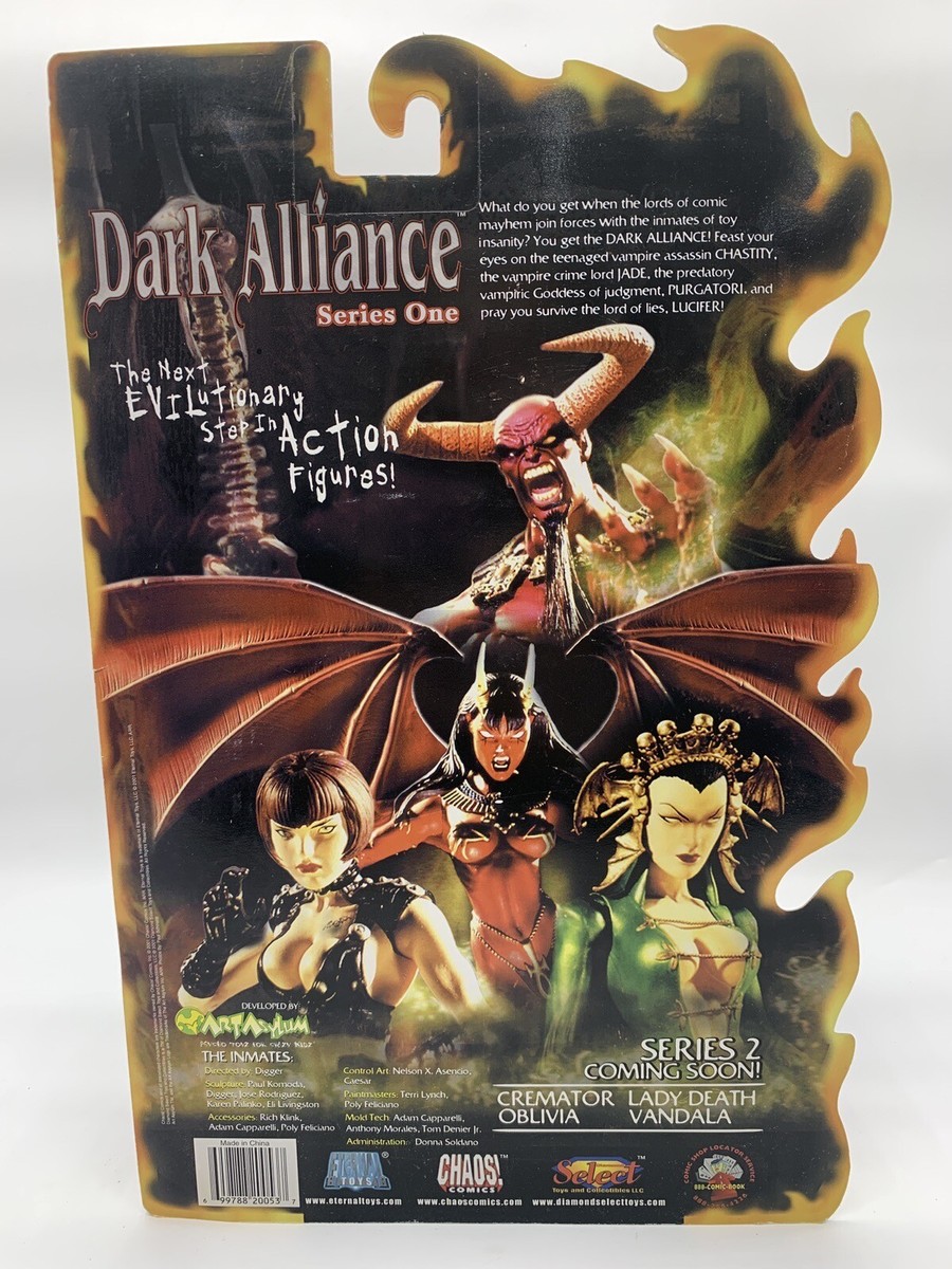 Dark Alliance Series One Lucifer Action Figure Chaos Comics 2001