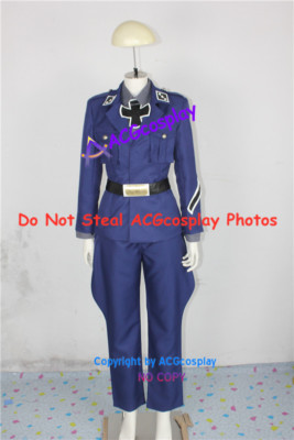 Hetalia Axis Powers Prussia Gilbert Beilschmidt Halloween Cosplay Costume