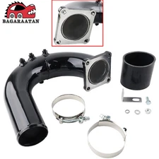 Black Intake High Flow Elbow Tube Pipe For Dodge Ram 5.9L Cummins Diesel 03-2007