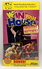 Vintage WWF In Your House Greatest Matches VHS Tape Coliseum Undertaker Goldust