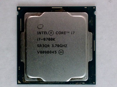 Intel i7-8700K 3.7GHz LGA 1151 Processor (SR3QR)