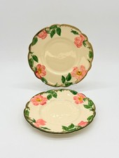 Vintage Franciscan Desert Rose Bread & Butter Plates Set Of 2