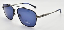 Shinola by Flexon SH2100S 071 Aviator Sunglasses 57-15-145 Satin Gunmetal Silver