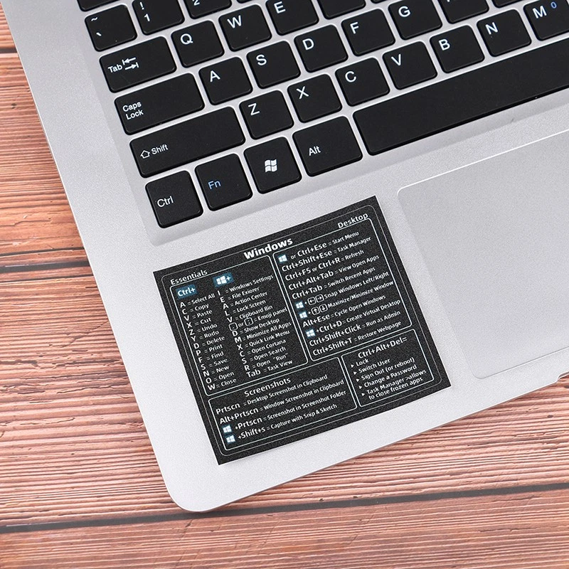 14 Adhesivo Adhesivo Adhesivo de Atajo de Teclado de Referencia para PC Laptop Escritorio Foto 3 de 4