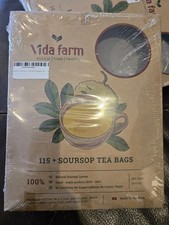 VIDA FARM 115 Soursop Tea Bags, 100 Natural