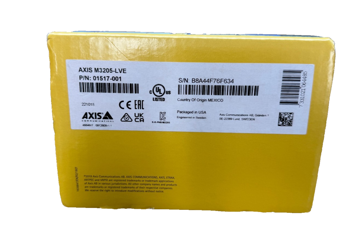 AXIS M3205-LVE Network Camera (01517-001) | eBay