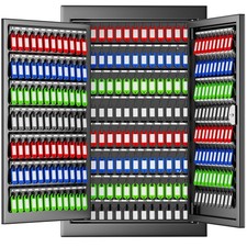 354 Position Key Lock Box Wall Mount, Key Storage Organizer with Drop Slot