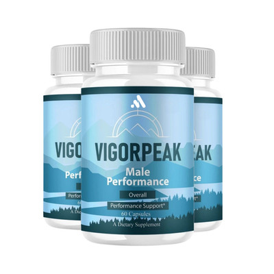 3-Pack Vigor Peak Capsules - VigorPeak Supports Daily Mens Health - 180 Caps