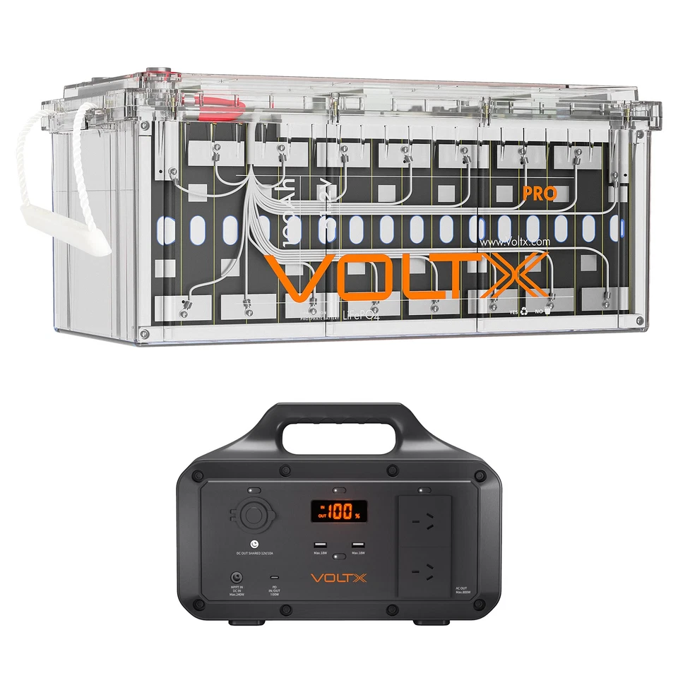 VoltX 48V 100Ah Lithium Battery LiFePO4 Rechargeable Backup Emergency RV 4WD