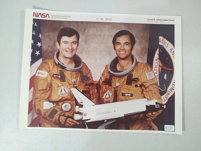 RARE Official NASA Kodak Photo Blue Stamp First Crew Space Shuttle STS-1 Error