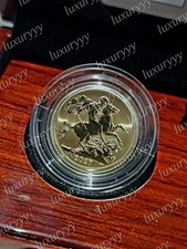 2027 Gold Proof Sovereign FULL REVERSE FROSTED Coin - IN HAND! - The Royal Mint