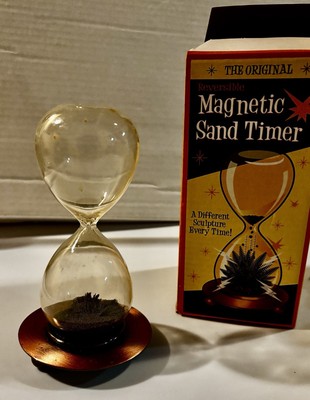 Original Reversible MAGNETIC SAND TIMER Westminster Hourglass