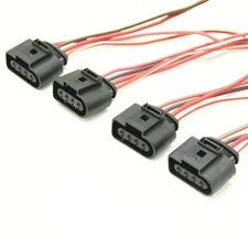 4-Pin Ignition Coil Connector Harness Plug For Audi A3 A4 Q5 Q7 8K0973724