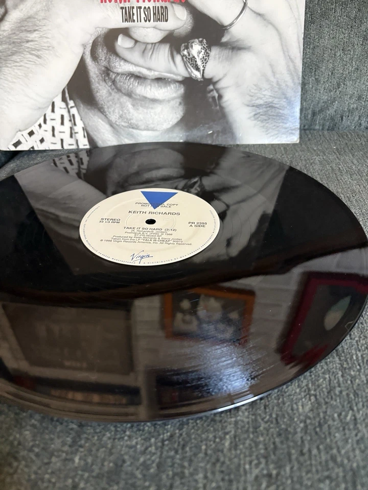 1970s LP Lot Rolling Stones Keith Richards Promo Neil Young - Image 3 of 4