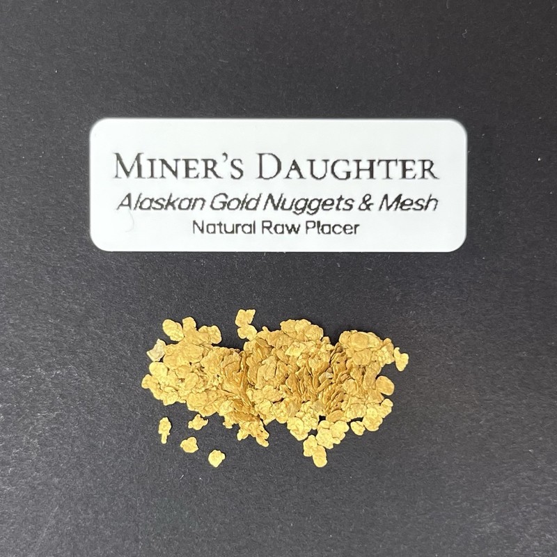 ALASKA GOLD NUGGETS - #14-16 Mesh - 2.0+ grams - Natural Placer Raw Hi Purity