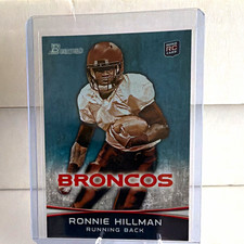 Topps Ronnie Hillman Denver Broncos 2012 Bowman #112 Rookie NFL Card. rookie card picture