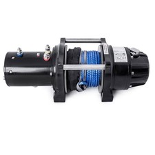 GOLDWINCH Elektrische Hubseilwinde 600 kg 1320 lb 24 V Kunststoffseil Funk IP67