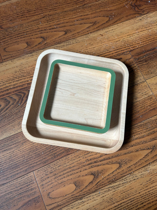 Pistachio Pedestal 2 Tiered Solid Maple Server by JK Adams Uncommon Goods