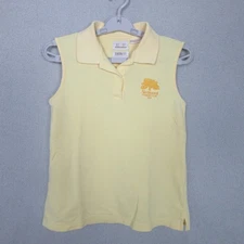 EP Pro Womens Polo Shirt Sleevless Yellow Northwood Country Club Logo Size M