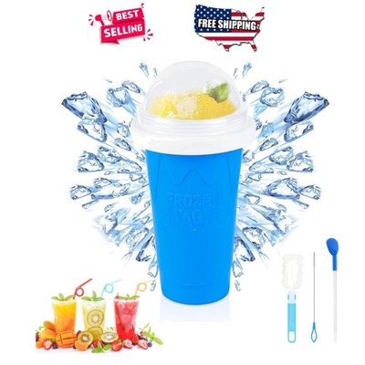 Slushie Maker Cup - Portable Frozen Drink Maker for Juice, Milkshake, Ice Cream