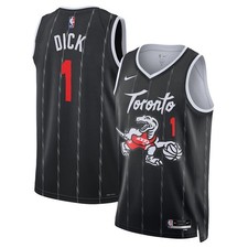 Toronto Raptors Gradey Dick #1 Nike 2025/26 NBA Swingman Jersey City Edition