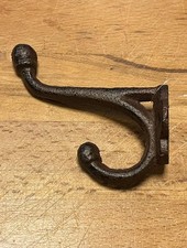 Wandhaken Garderobenhaken Guss Landhaus Gusseisen antik Haken 2er Doppelhaken NE