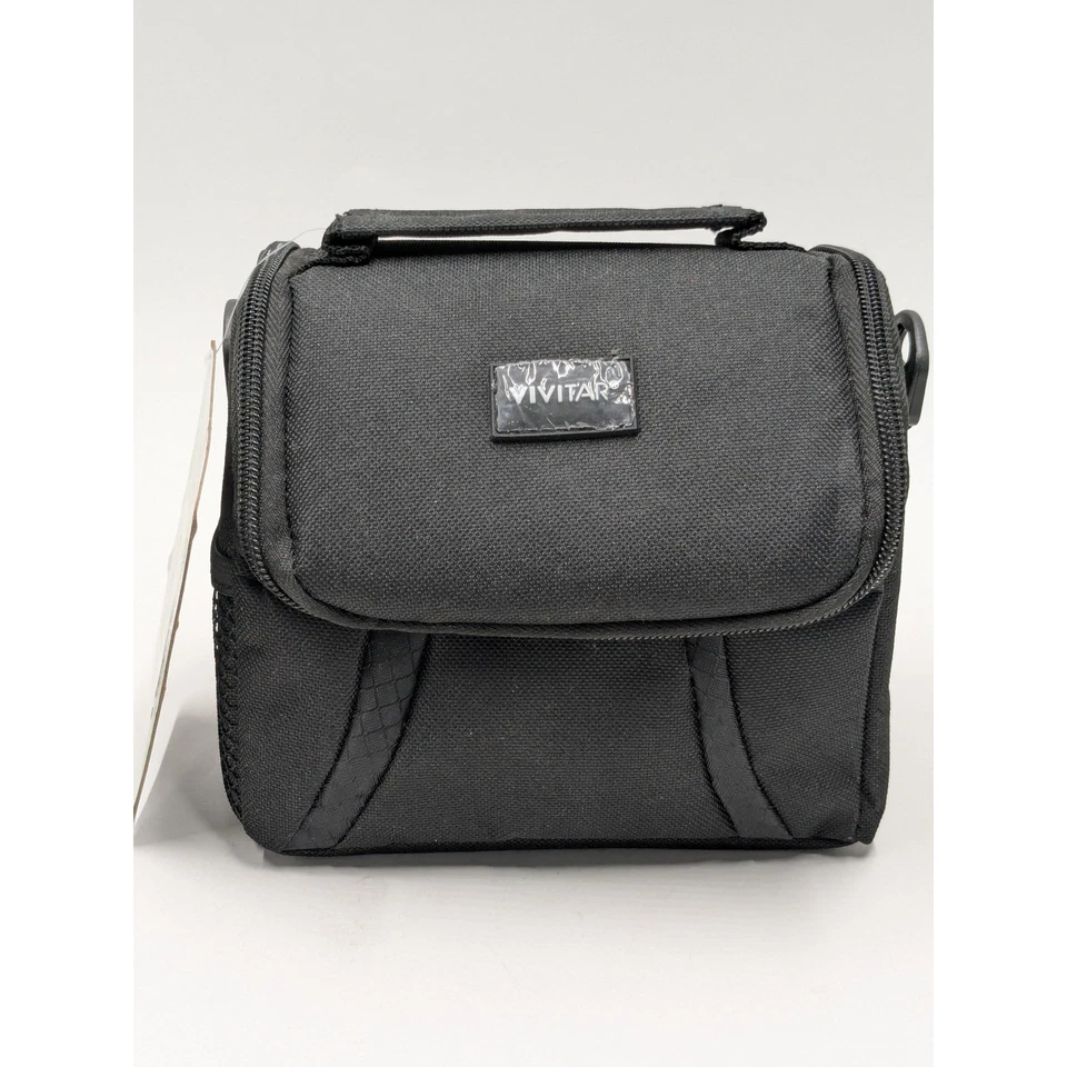 Vivitar Pequeño Gadget Bolsa Cámara DSLR Videocámara Estuche de Transporte Acolchado Negro Foto 4 de 4