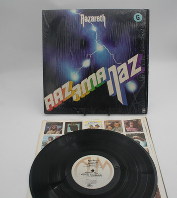 Nazareth Razamanaz Vintage Record LP Gatefold Cover In Shrink A&M