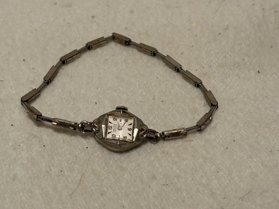 复古 GRUEN 女士手表 带原装 GRUEN 盒 - 原装弹力表带 — 第 4/4 张图片