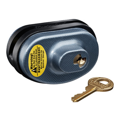 Master Lock 90DSPT Trigger Guard Lock Keyed Different Open With Key Blue Steel/Z
