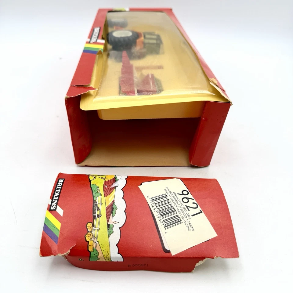 BRITIANS #9621 RENAULT 145-14 TURBO & SEED DRILL DIECAST MADE IN ENGLAND RARE - Image 2 of 4