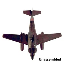 32CM 1/33 DIY Paper WWII German ME-262 Fighter Jet Unassembled Military Scene