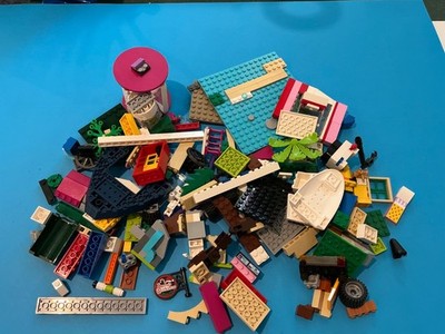 LEGO 1LB Bulk Lot. Unsorted, Unchecked, Random Assorted Pieces. L1-7