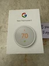 Google Nest Thermostat E - White (T4000ES), Open Box, Tested/Works. Fast Ship!
