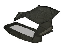 Fits 1991-1993 Ford Mustang Soft Top Canvas Black Tintplwindow Fits 1991-1993 Ford Mustang Soft Top Canvas Black Tintplwindow