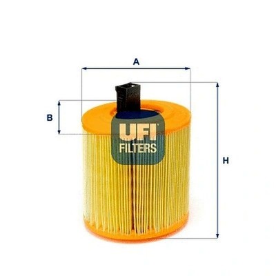 ORIGINAL  Ufi Luftfilter für Opel ASTRA K ASTRA K Sports Tourer ASTRA K