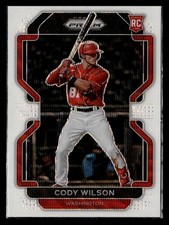 2022 Panini Prizm #94 Cody Wilson White Wave Prizm