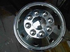 16" Inch Chrome Van Wheel Trim Motorhome RV Hub Cap X1 Domed Curved SINGLE *USED