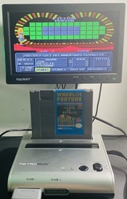 Lot of 2 Wheel of Fortune Family Edition and Jeopardy NES - Cart Only Tested