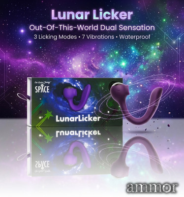 Lunar Licker Dual Stimulation Vibrator (Purple)
