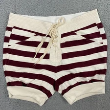 Isabel Marant Shorts size 2 Knit Knickbocker Vintage Style Beach Striped