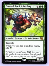 MTG Groundchuck  Dirtbag Normal R Teenage Mutant Ninja Turtles TMT 115 NM Magic